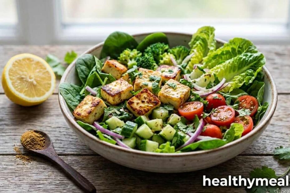 Paneer salad bowl