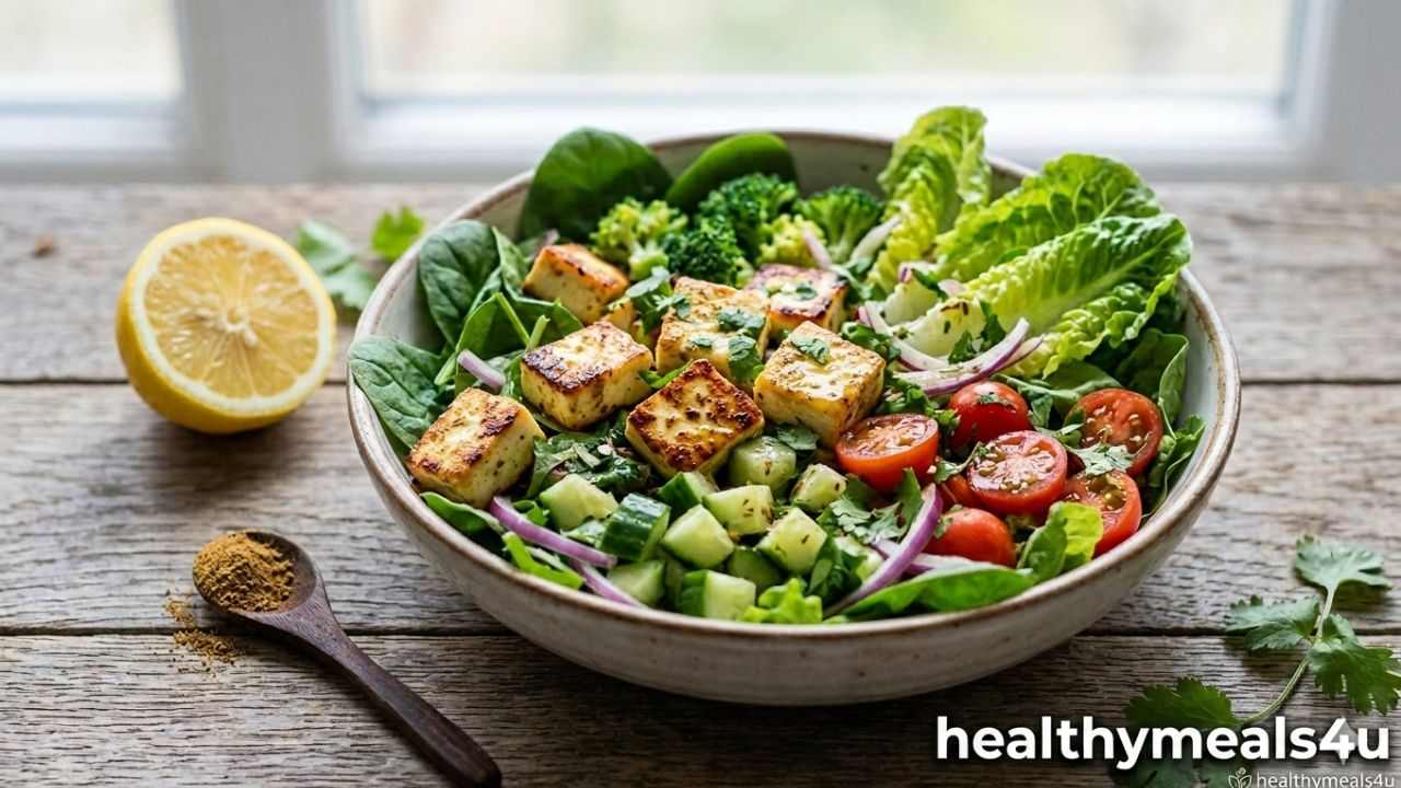 Paneer salad bowl