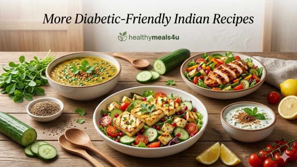Diabetic friendly Indian recipes