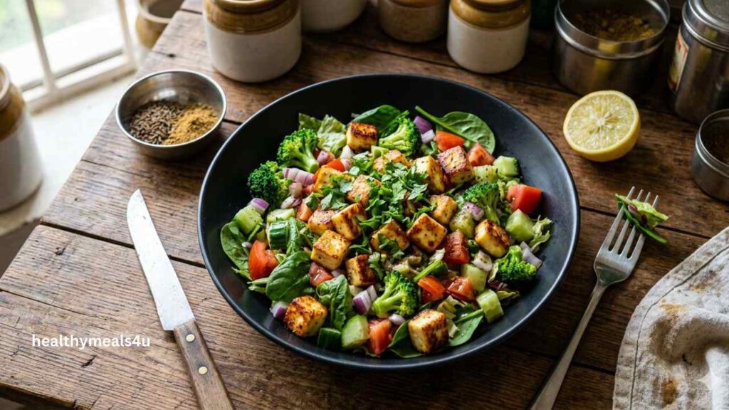 Paneer salad bowl recipe
