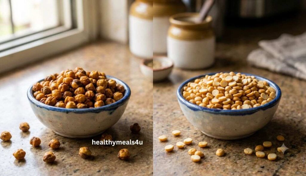 Roasted Chana Dal vs. Whole Roasted Chana: What's the Difference?