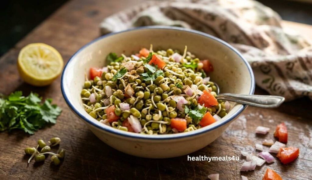 Moong Sprouts Chaat
