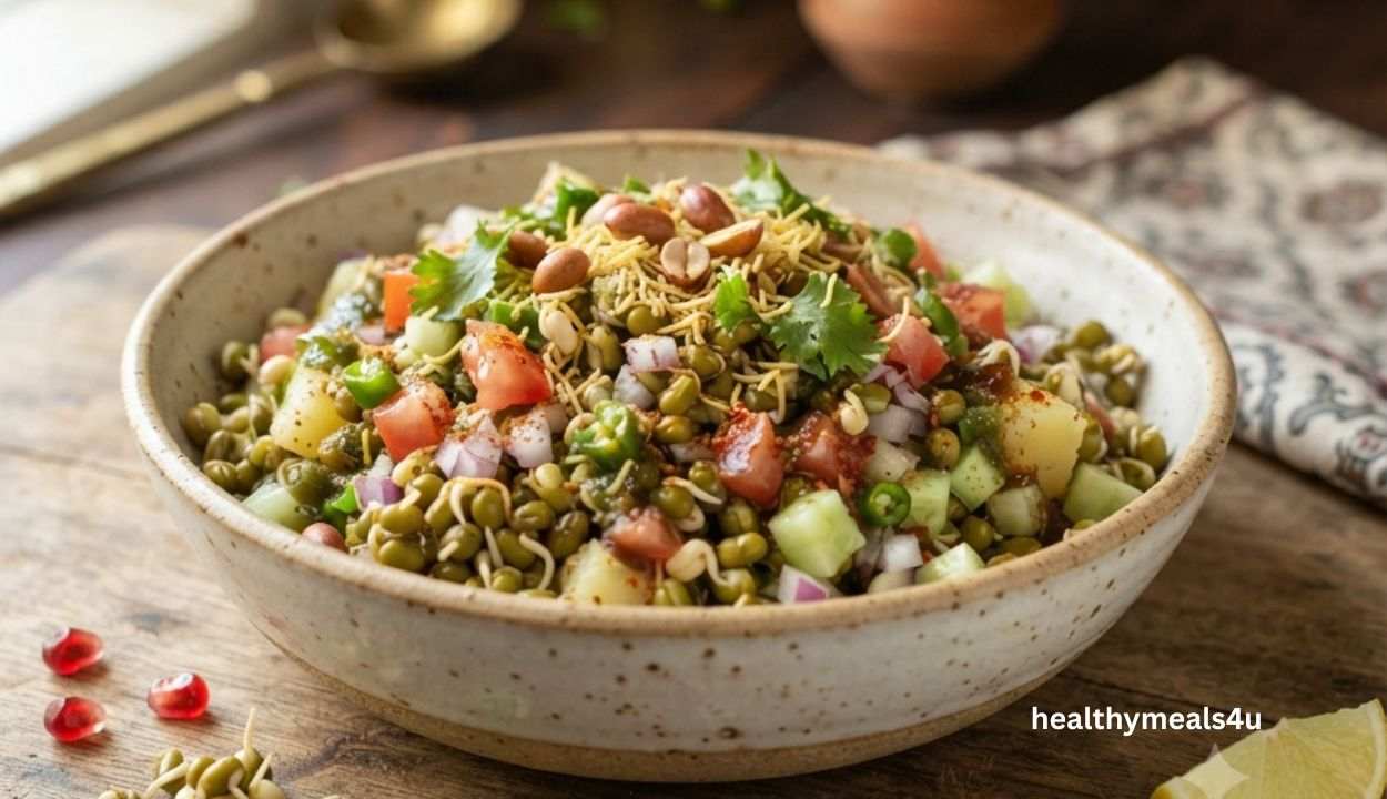 Moong Sprouts Chaat Recipe